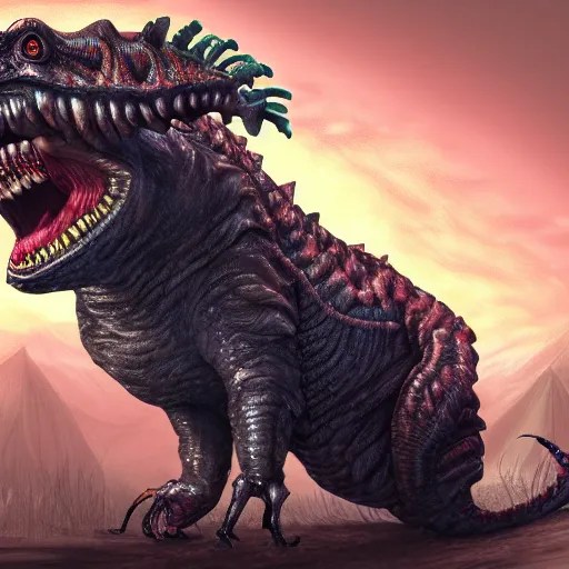 Creature that is an amalgam of every other creature, Stable Diffusion