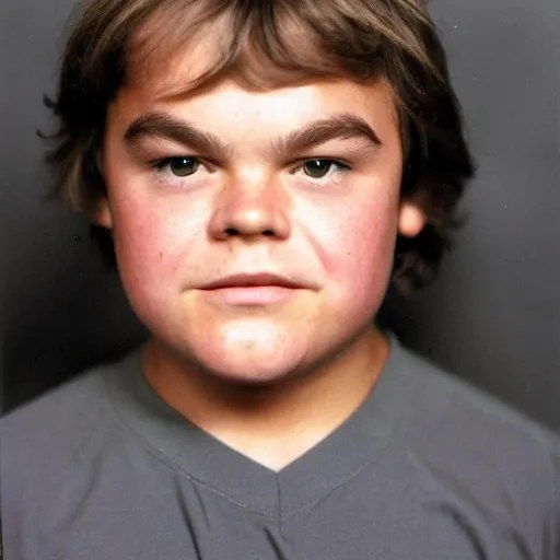 frontal portrait photo of jack black, age 1 0 Stable Diffusion OpenArt