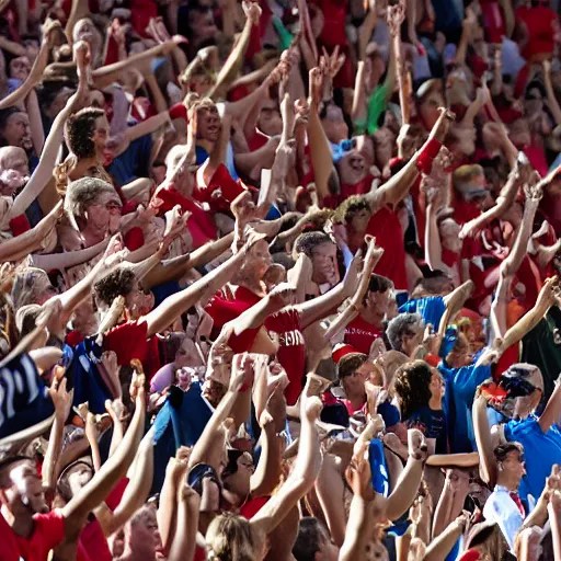 stickman football crowd, cheering Stable Diffusion OpenArt