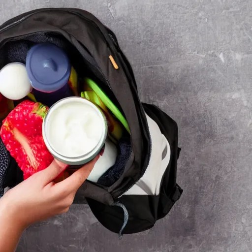 a backpack full of yoghurt Stable Diffusion OpenArt