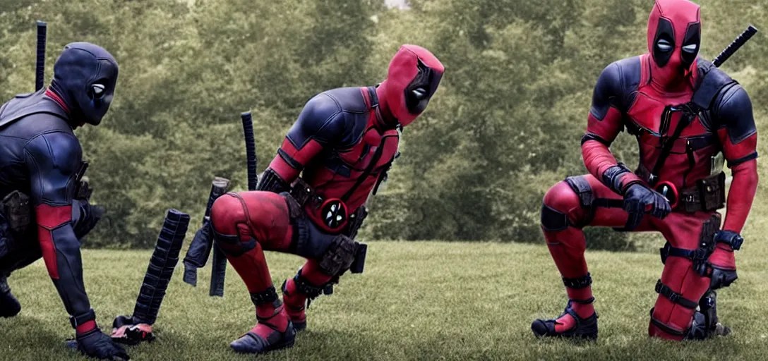 deadpool 3 leaked footages | Stable Diffusion