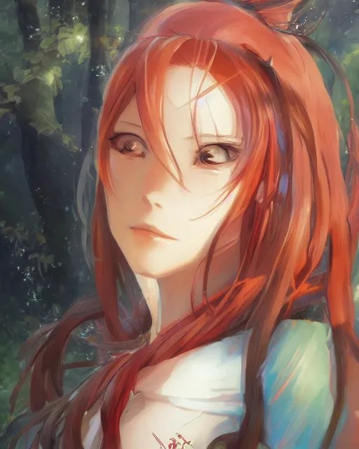 female anime portrait, trending anime artwork, by Stable Diffusion OpenArt