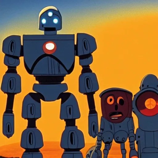 The Iron Giant by Warner Bros Feature Animation Stable Diffusion