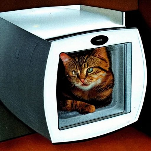 cat in a microwave Stable Diffusion OpenArt