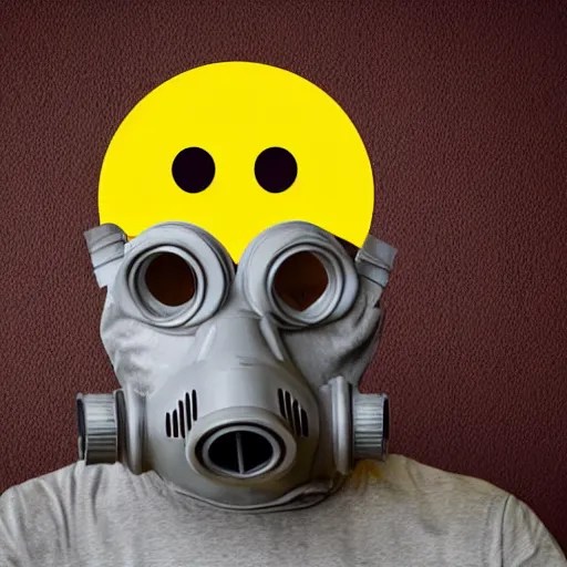 emoji wearing a gas mask Stable Diffusion OpenArt