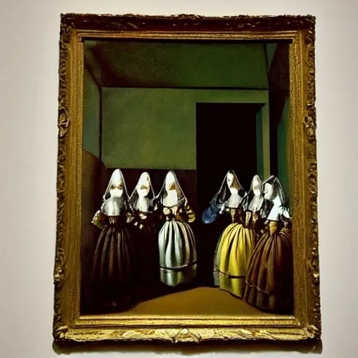 Las Meninas by Salvador Dalí, detailed, sharp focus, Stable Diffusion