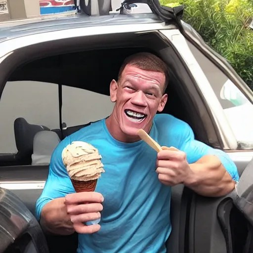 john cena eating ice cream Stable Diffusion OpenArt