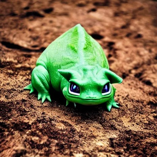 real life bulbasaur professional photography, national Stable Diffusion