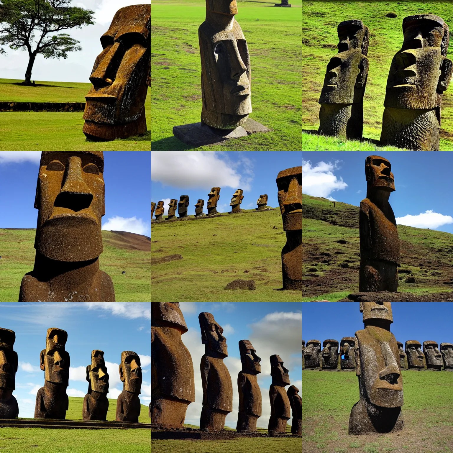 Easter Island statue Stable Diffusion OpenArt