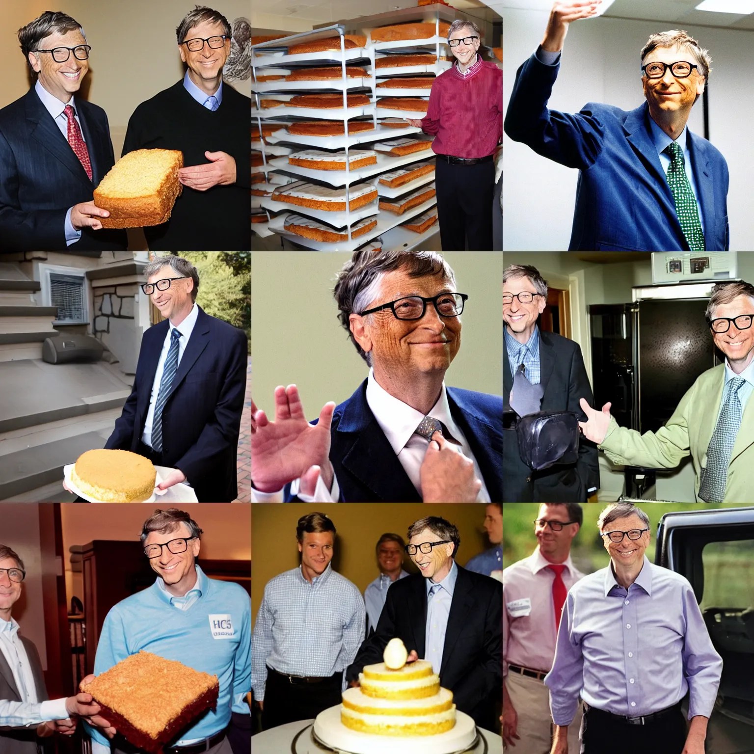 Bill Gates stealing forty cakes Stable Diffusion OpenArt