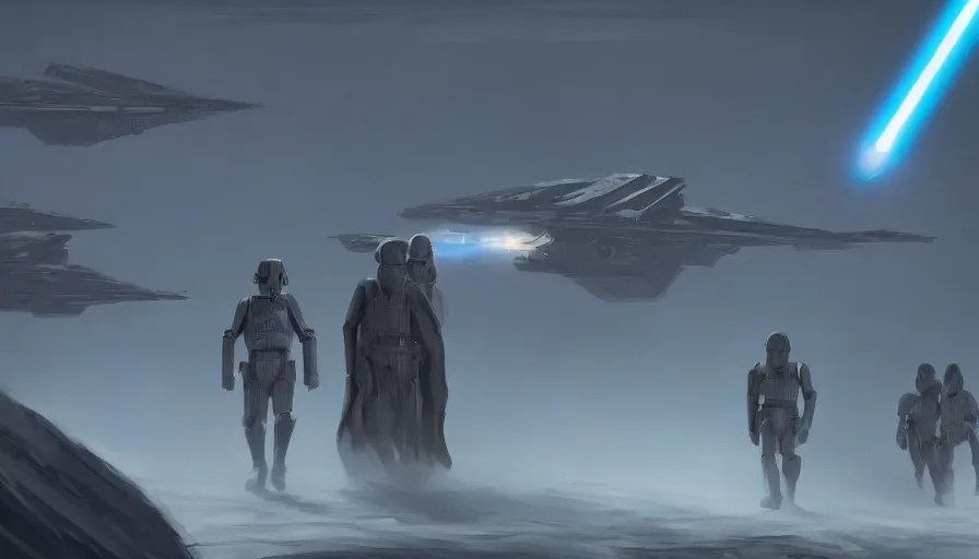 star wars, meaning of life, concept art, jama Stable Diffusion