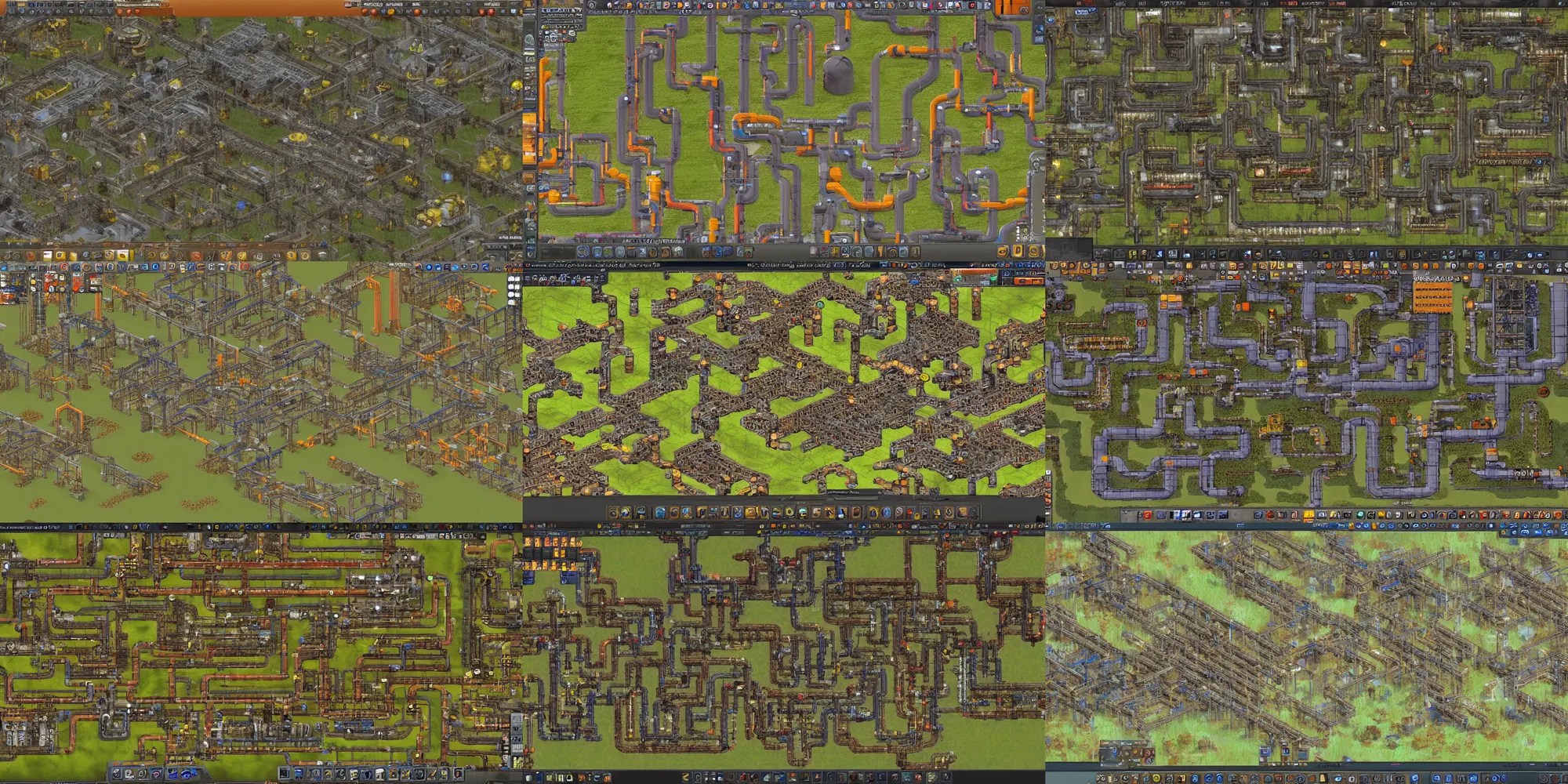 factorio optimal factory design Stable Diffusion