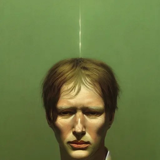 Swiss Cheese Man portrait, dark fantasy, green Stable Diffusion OpenArt