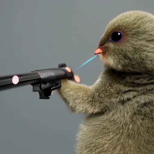 new zealand animal kiwi shooting lasers out of its eyes Stable Diffusion OpenArt