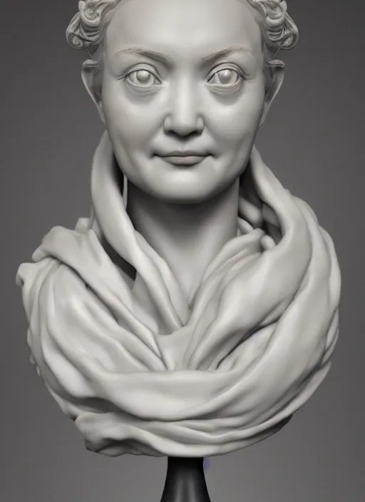 3D resin miniature sculpture by JeanBaptiste Carpeaux Stable