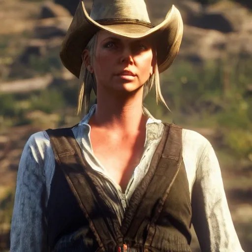 charlize theron stars as sadie adler in the Stable Diffusion