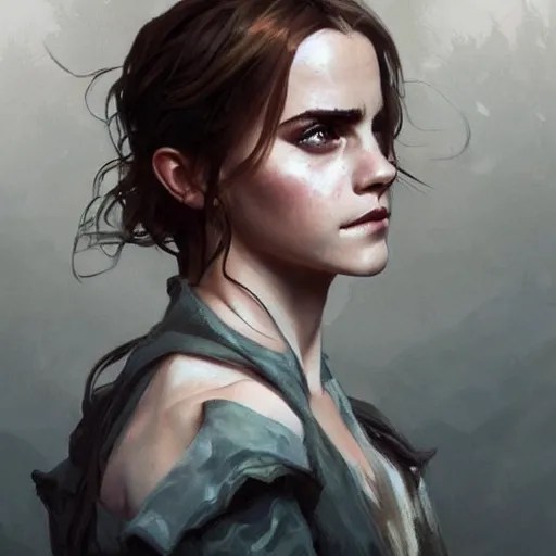 Emma watson, Magic the Gathering art, expressive Stable Diffusion