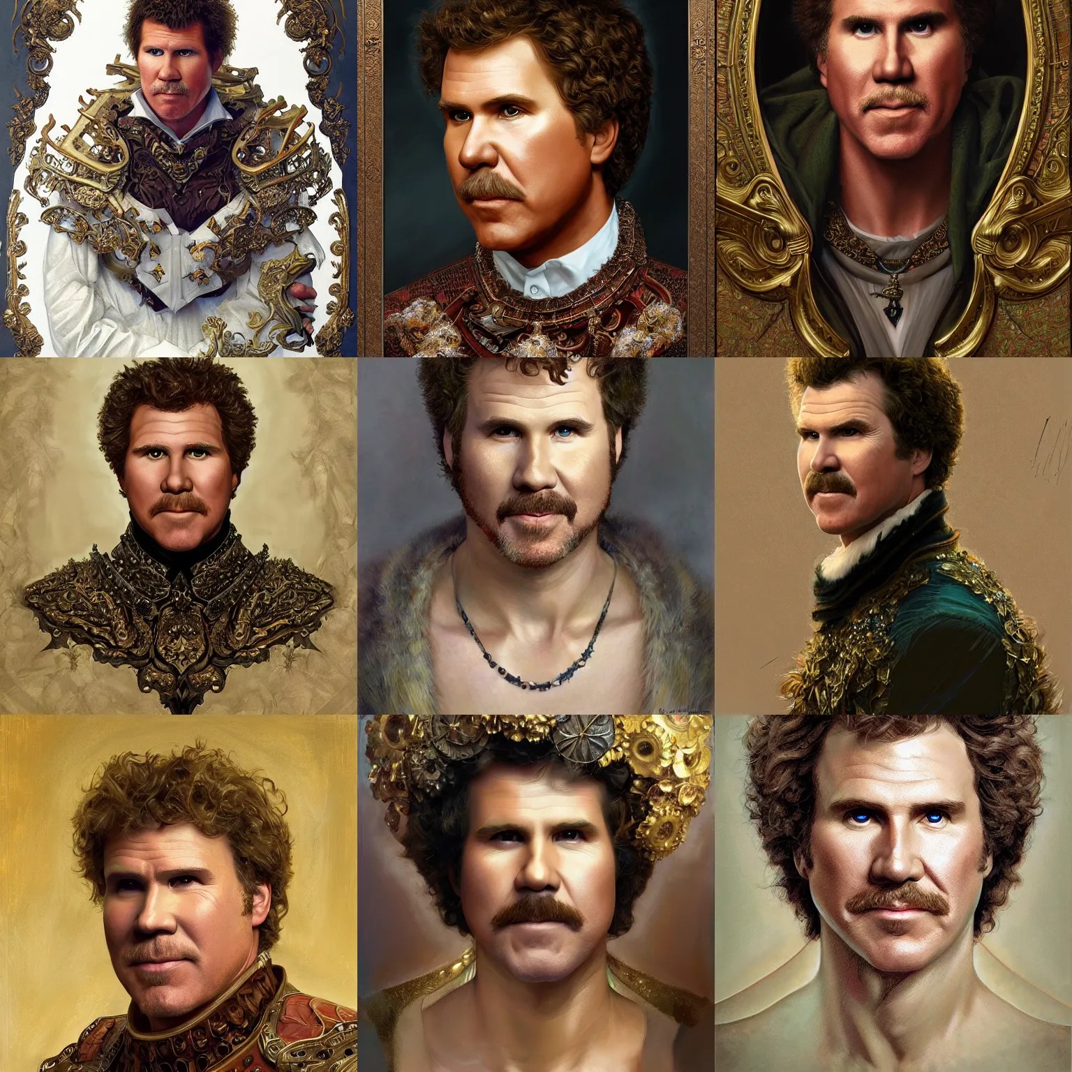 Portrait of the Will Ferrell, unreal, fantasy, Stable Diffusion OpenArt
