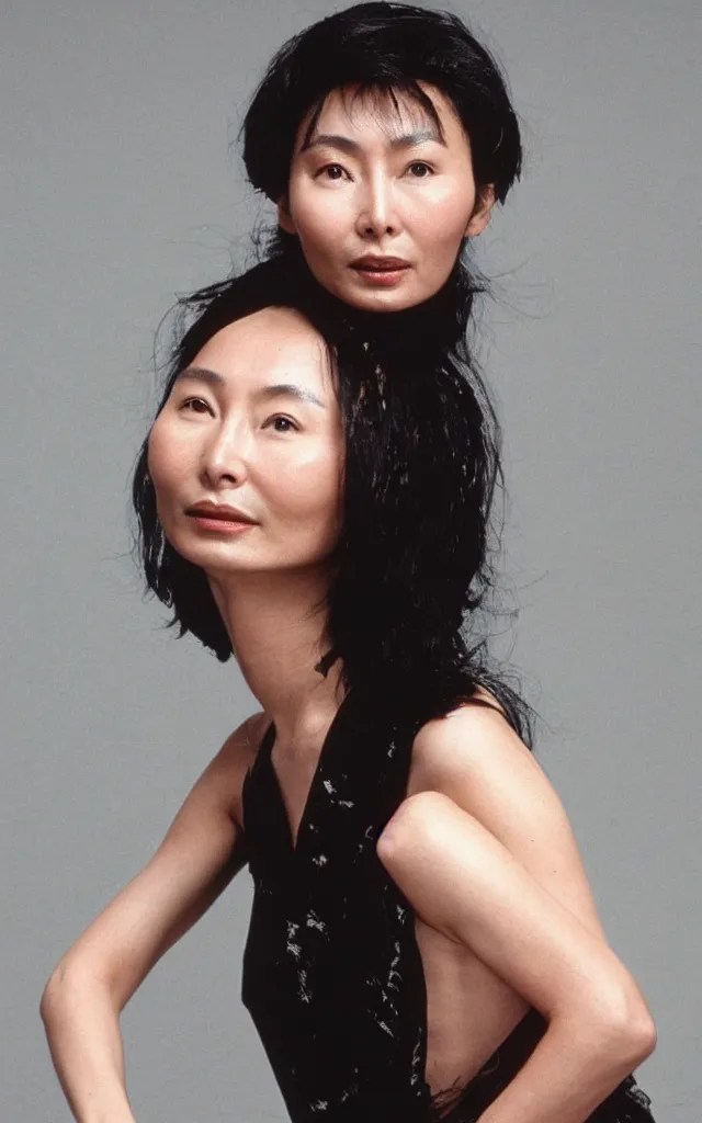 Portrait of Maggie Cheung, | Stable Diffusion