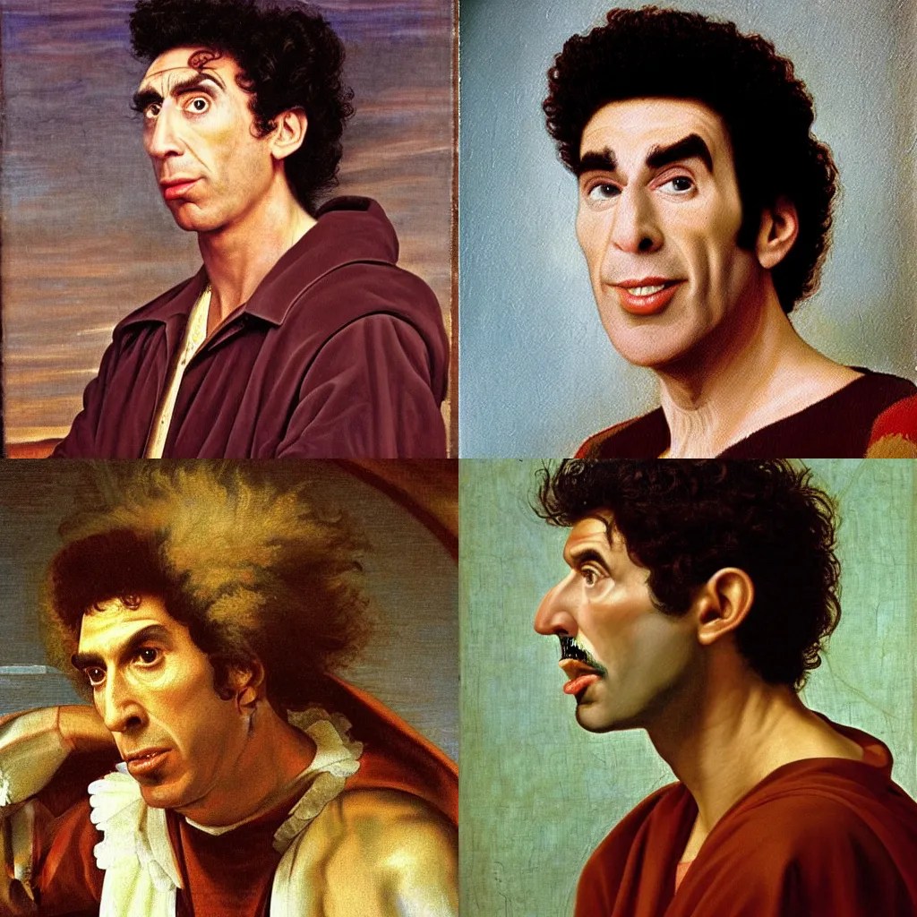 renaissance painting of Cosmo Kramer Stable Diffusion OpenArt