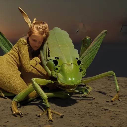 a giant hugging a girl, photoreal, Stable Diffusion OpenArt