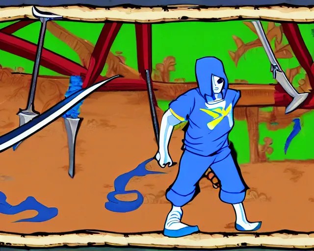 screenshot of a crips gang member in the two Stable Diffusion OpenArt