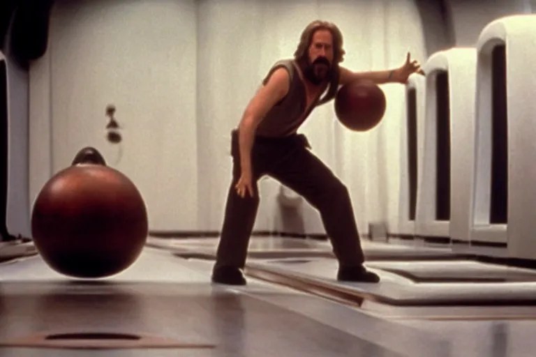 “the big Lebowski levitating a bowling ball up off the Stable