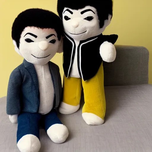 michael jackson plush toy, product photo Stable Diffusion