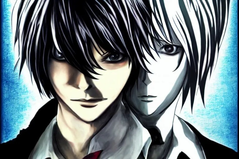 Light Yagami,L・Lawliet, Death Note, Kyoto Animation Stable Diffusion