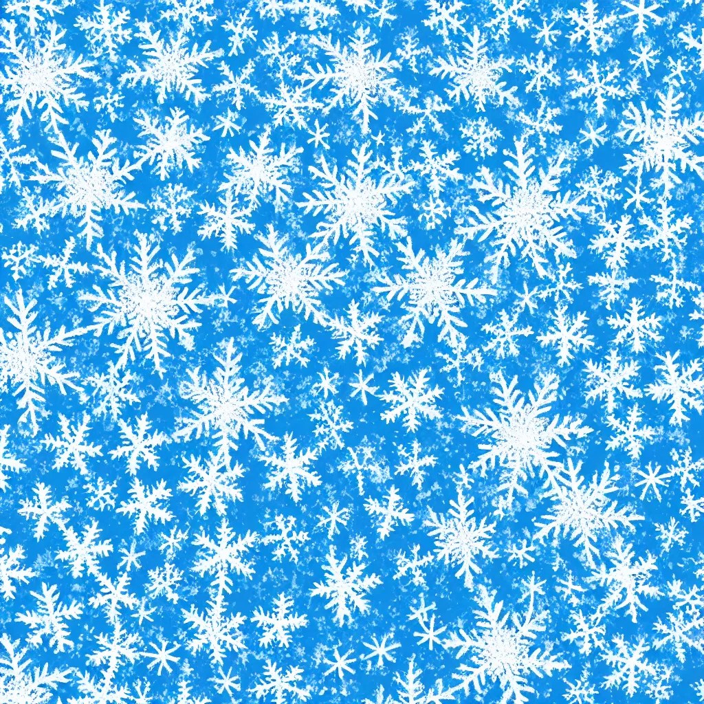 snowflake texture, blue, 4k Stable Diffusion