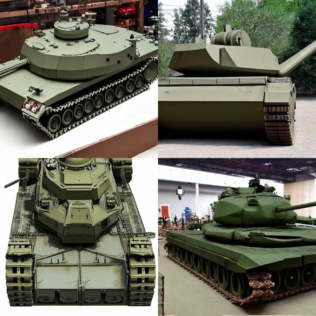 the biggest tank ever build Stable Diffusion OpenArt