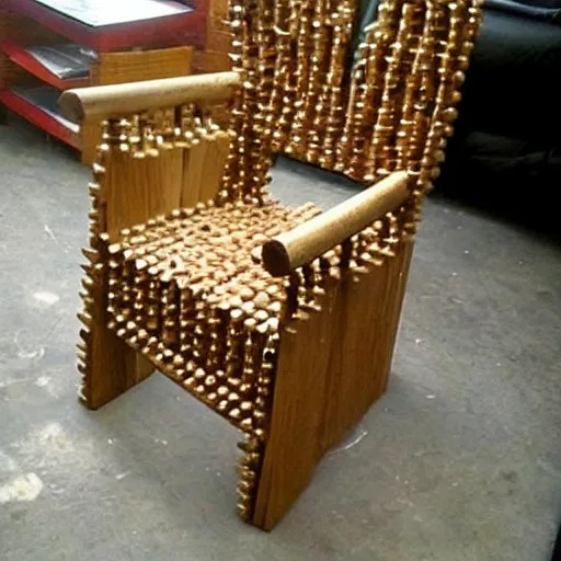 chair made out of nails Stable Diffusion OpenArt