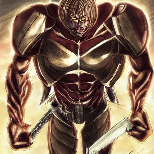 armored titan, gigachad Stable Diffusion OpenArt