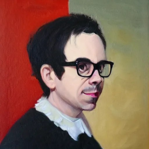 oil painting portrait of rivers cuomo as a french Stable Diffusion