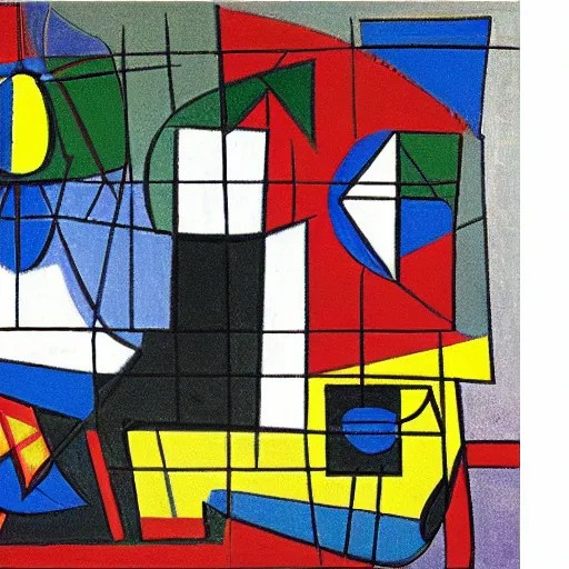 crossword puzzle painted by picasso, high quality Stable Diffusion