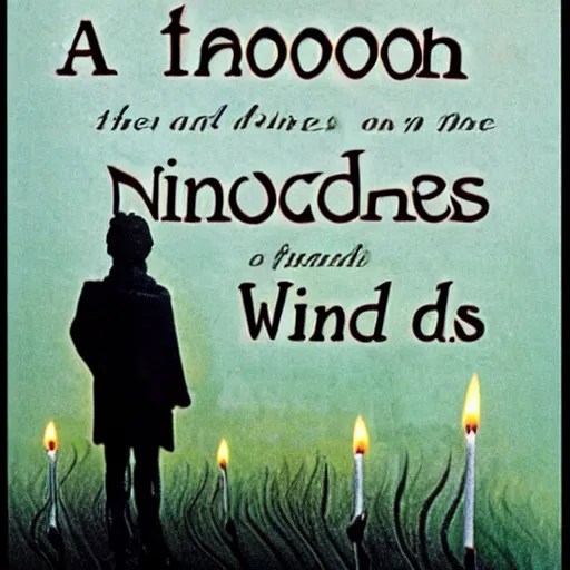 ten thousand candles in the wind, Stable Diffusion OpenArt