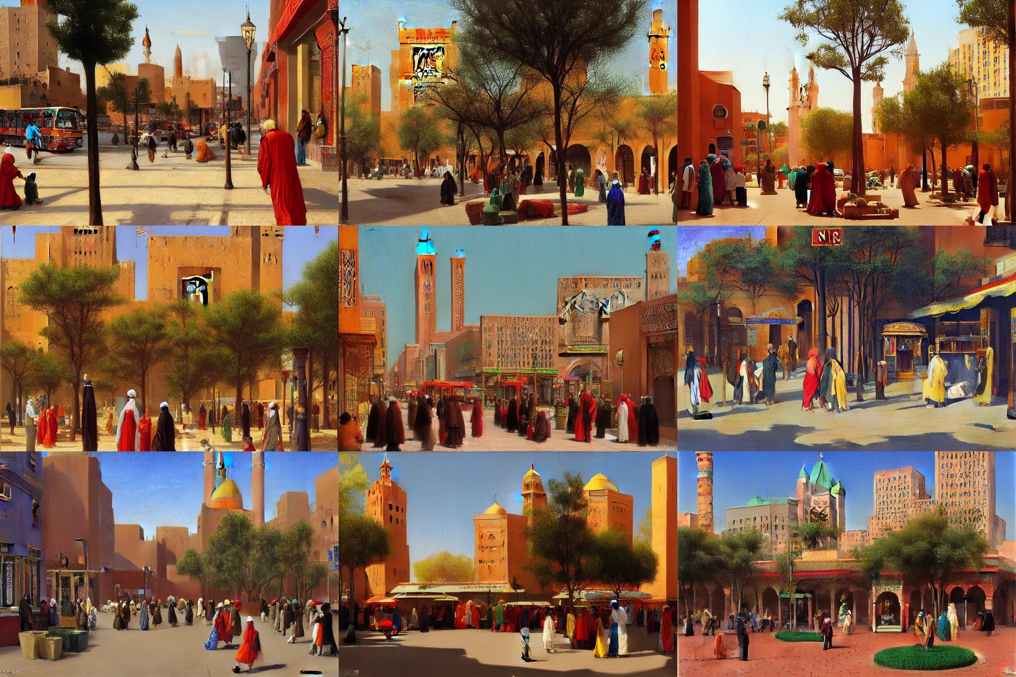 detailed, streets, moroccan queens ny, new york city, Stable