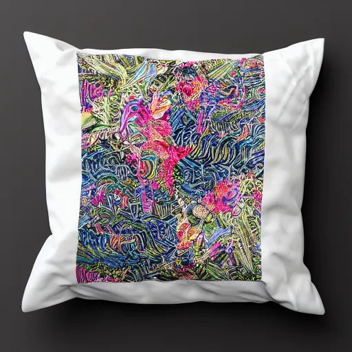 the most amazing pillow every made, product shot, Stable Diffusion