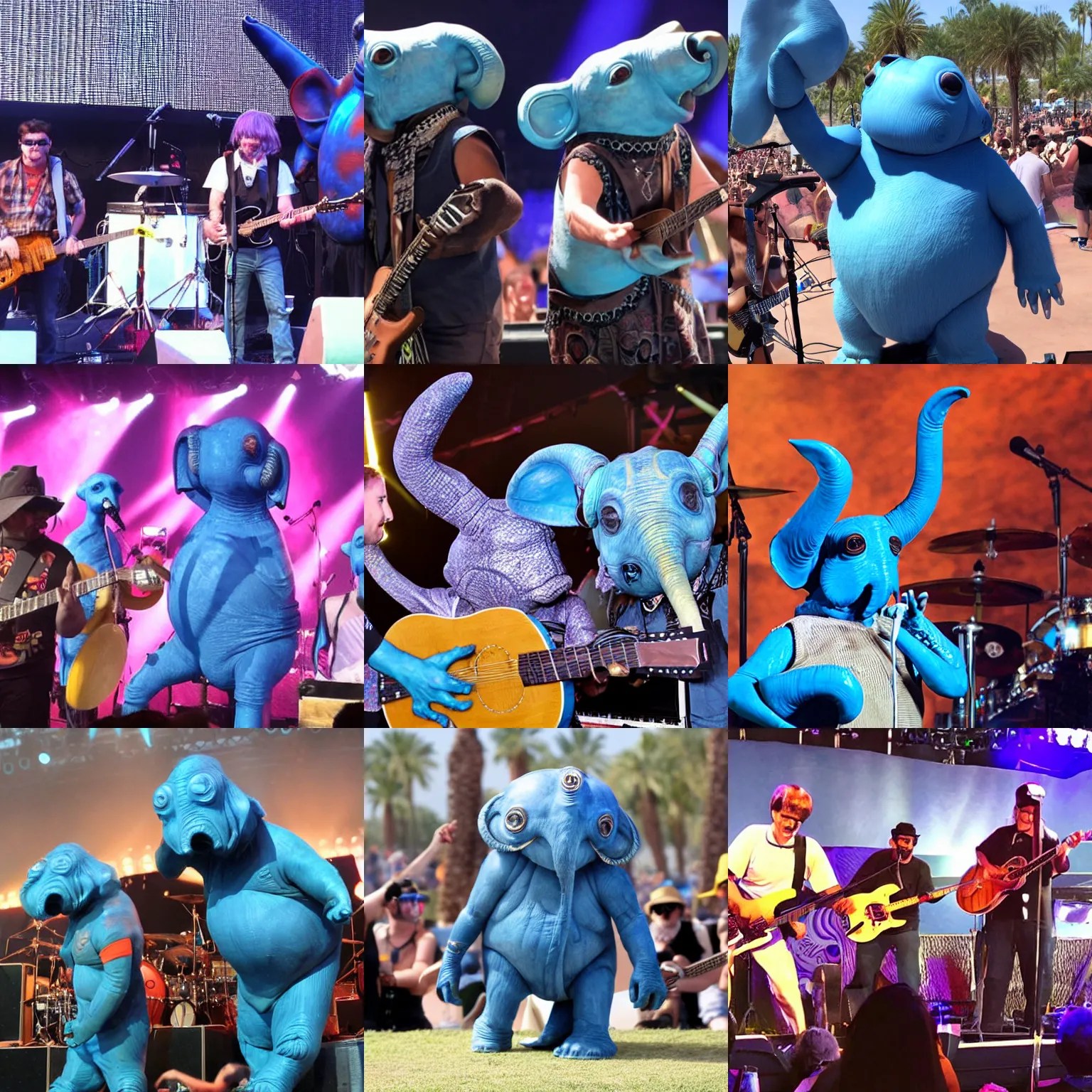 Max Rebo Band live on stage at Coachella Stable Diffusion OpenArt