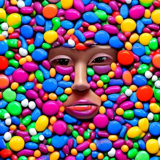 a human made out of candy, digital art Stable Diffusion OpenArt