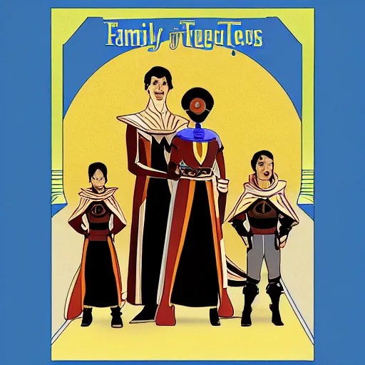 family portrait of duke leto atreides and prince paul Stable Diffusion OpenArt