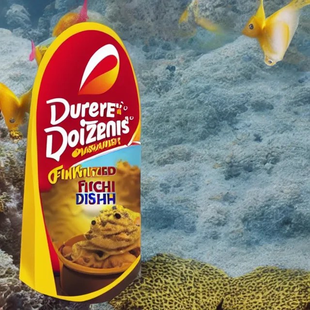 promotional photo for the new dairy queen fish and Stable Diffusion
