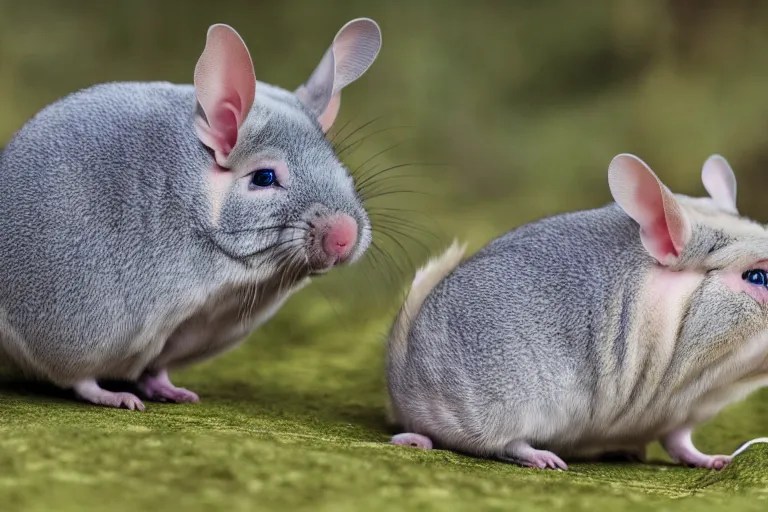 a chinchilla pig!!! hybrid! hyper realistic!! Stable Diffusion