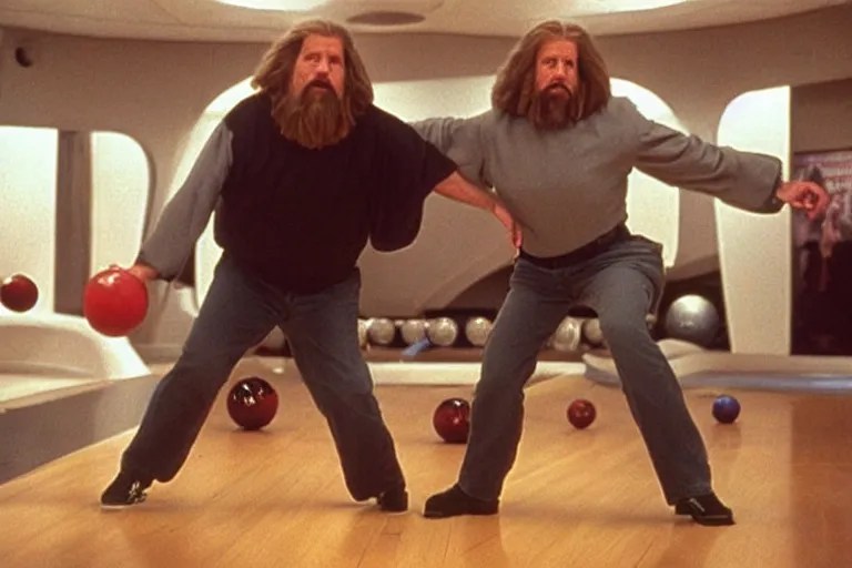 “the big Lebowski levitating a bowling ball up off the Stable