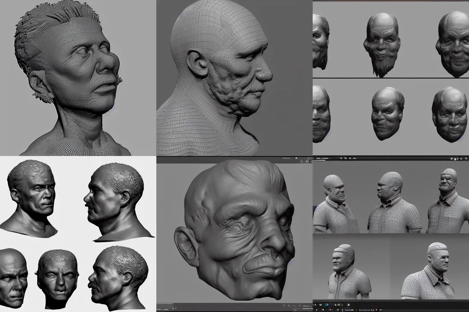 3d zbrush sculpt artwork Stable Diffusion