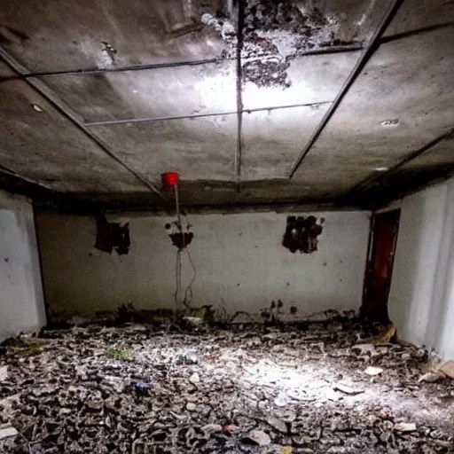 abandoned basement, craigslist photo Stable Diffusion OpenArt