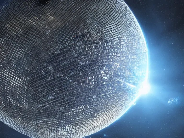 a dyson sphere as seen in star trek discovery. scifi Stable Diffusion