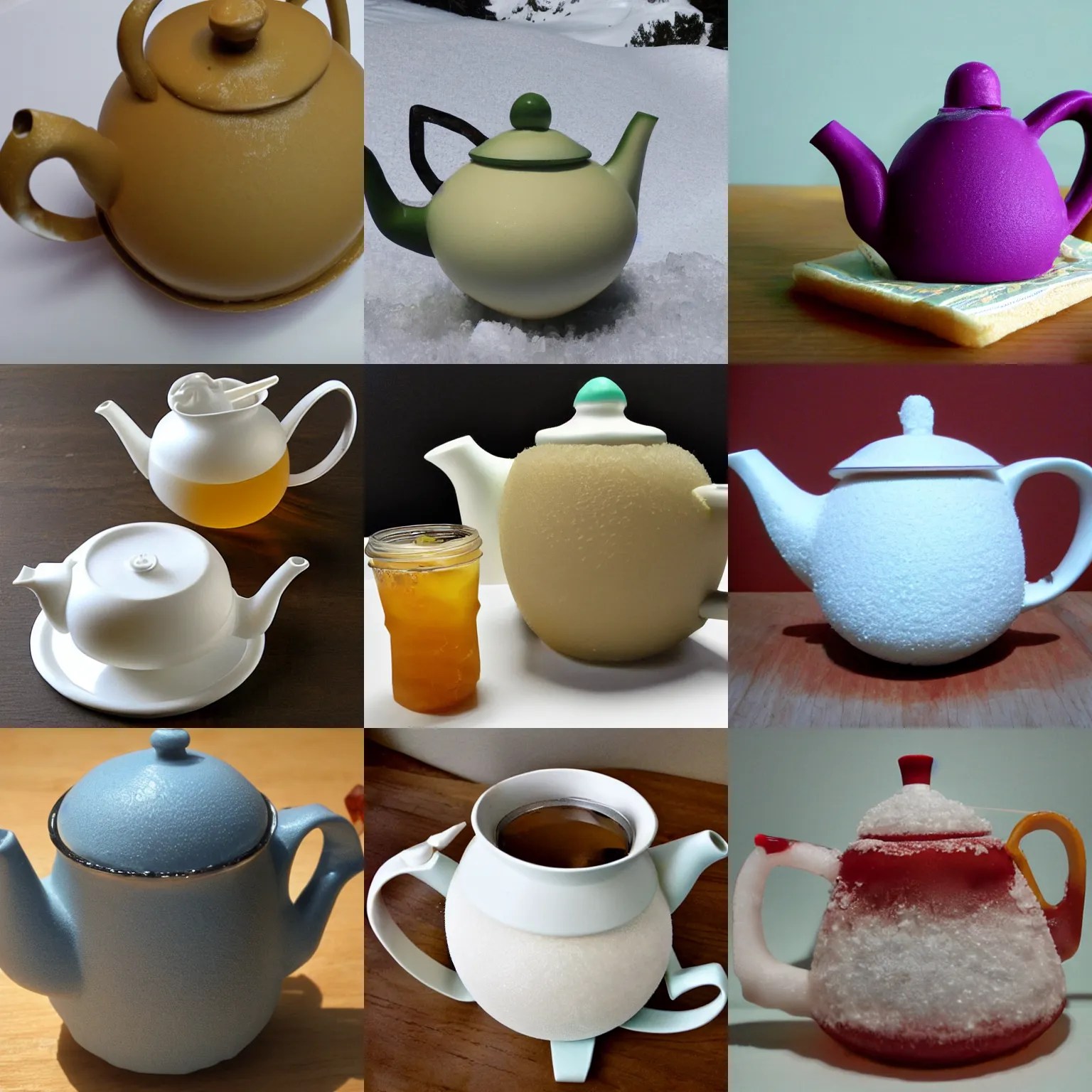 teapot made of frozen tea Stable Diffusion OpenArt