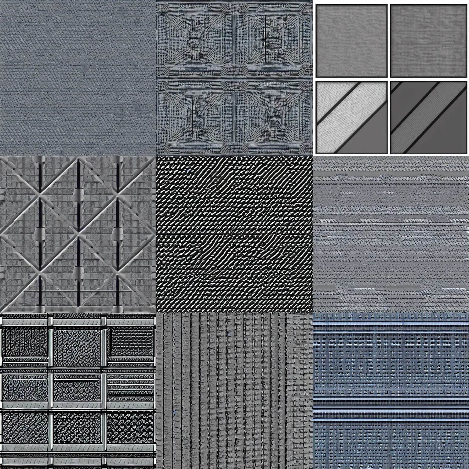 trim sheet texture, atlas, modular, scifi futuristic Stable Diffusion