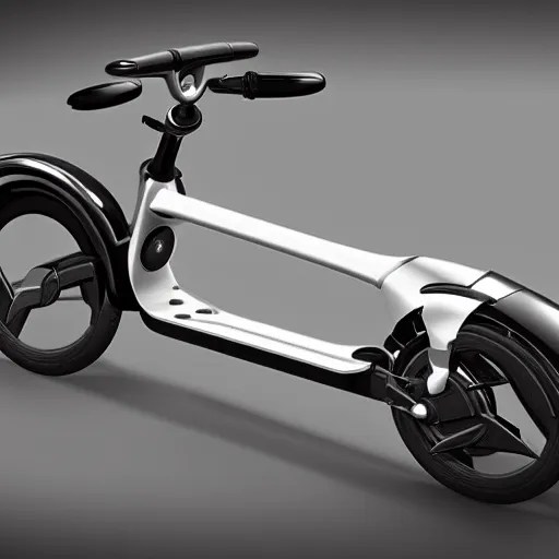 electric scooter, futuristic, techno, cyberpunk, Stable Diffusion